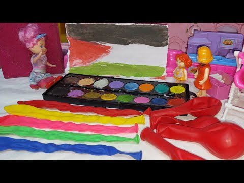 يلا نرسم احلي رسمه في العالم عائلة عمر جنه ورؤي مامتي دكتورة العاب بنات 