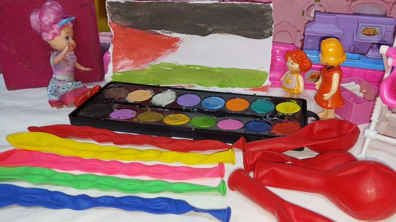 يلا نرسم احلي رسمه في العالم_عائلة عمر_جنه ورؤي_مامتي دكتورة_العاب بنات