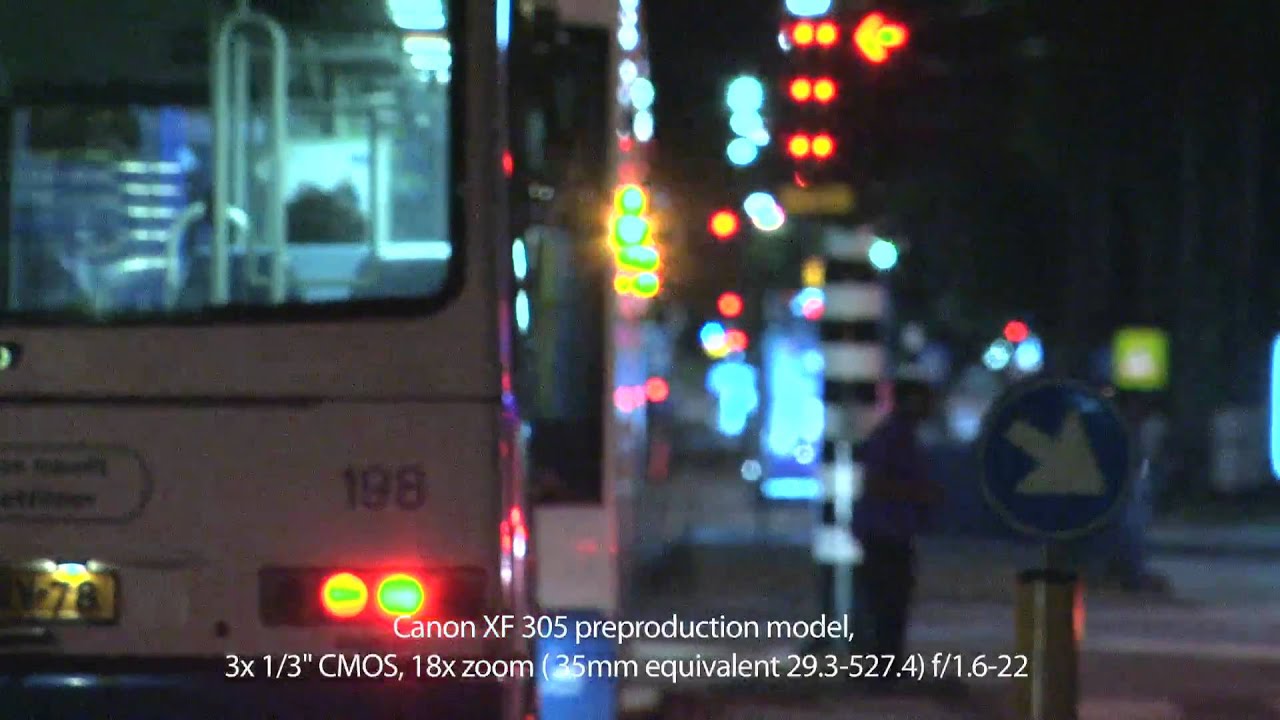 Night Shots Canon XF305.mp4