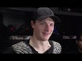 Trent Frederic and Joe Sacco speak to the media ahead of the Bruins upcoming three game road trip