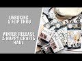 UNBOXING MY WINTER RELEASE AND HAPPY CRAFTS HAUL!