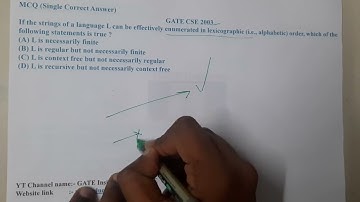 GATE CSE 2003
