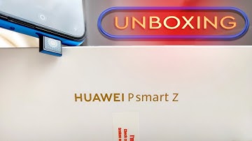 Huawei P smart Z Unboxing and Size Comparison
