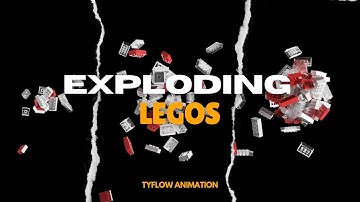 How To Create Exploding Lego Animation In Tyflow | Full 3D Animation In 3ds Max & V-Ray Tutorial