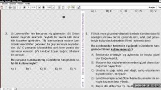 Dil Bilgisi- Fiilimsiler(İsim fiil,Sıfat fiil,Zarf fiil) Anlatımlı -Test Çözümü