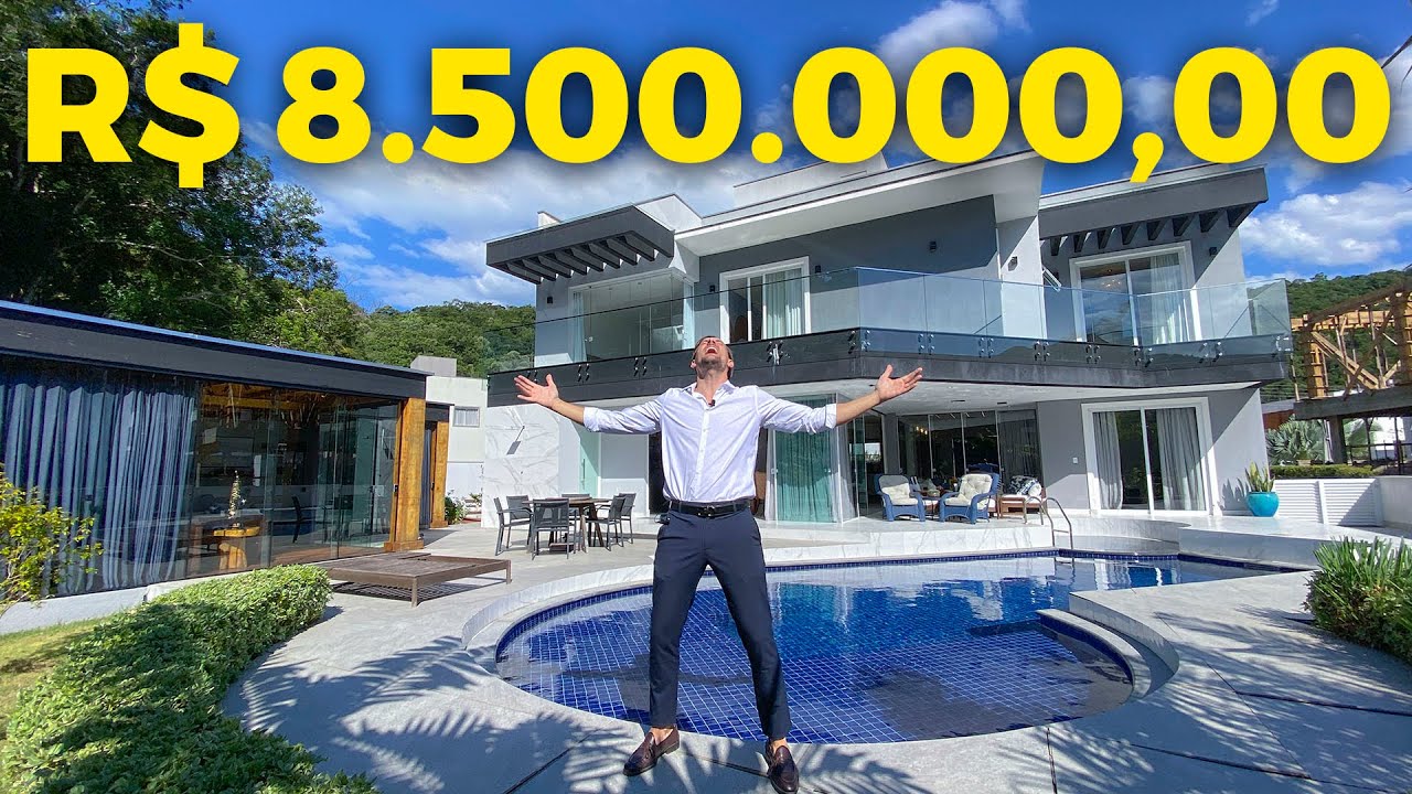 MANSÃO DUPLEX CINEMATOGRÁFICA DE R$ 8.500.000,00 EM BALNEÁRIO CAMBORIÚ