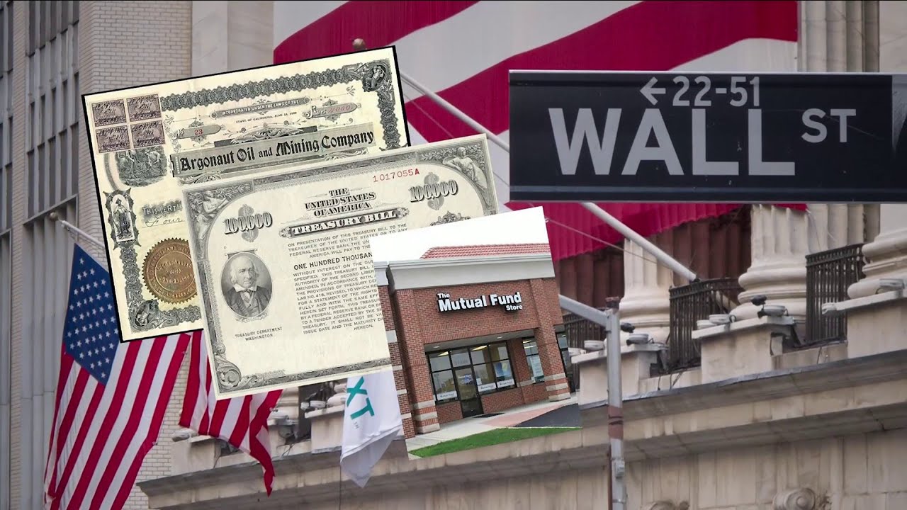 newspaper mockup Smart investing with stocks and bonds