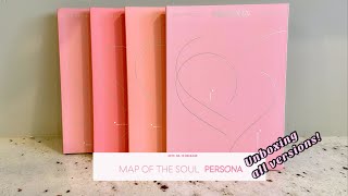 [BTS] Map of The Soul Persona - Unboxing All Versions💗 Resimi