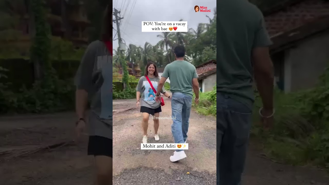 Mohit Malik & Addite Malik are screaming love vibes only here. ❤️