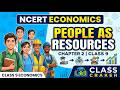PEOPLE AS RESOURCES| NCERT ECONOMICS CHAPTER-2