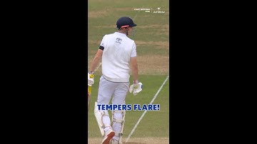 Siraj and Harry Brook share a heated moment out in the middle | #ENGvIND