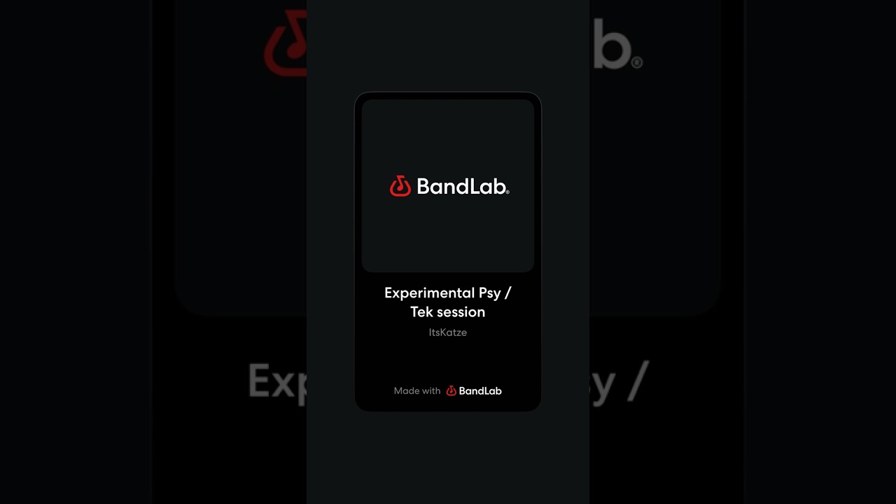 ItsKatze - Experimental Psy / Tek session