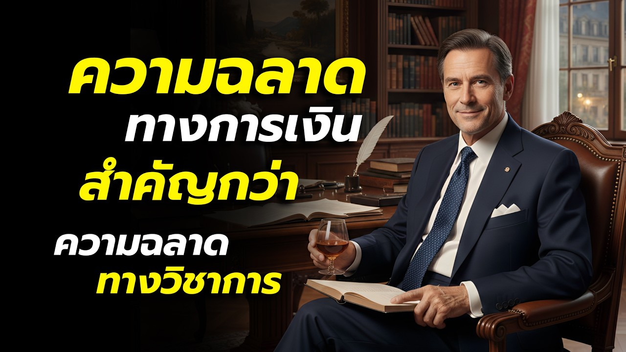 ความฉลาดทางการเงิน สำคัญกว่าความฉลาดทางวิชาการ | ฟังยาว ๆ เปลี่ยนมุมมองเรื่องเงินและชีวิต