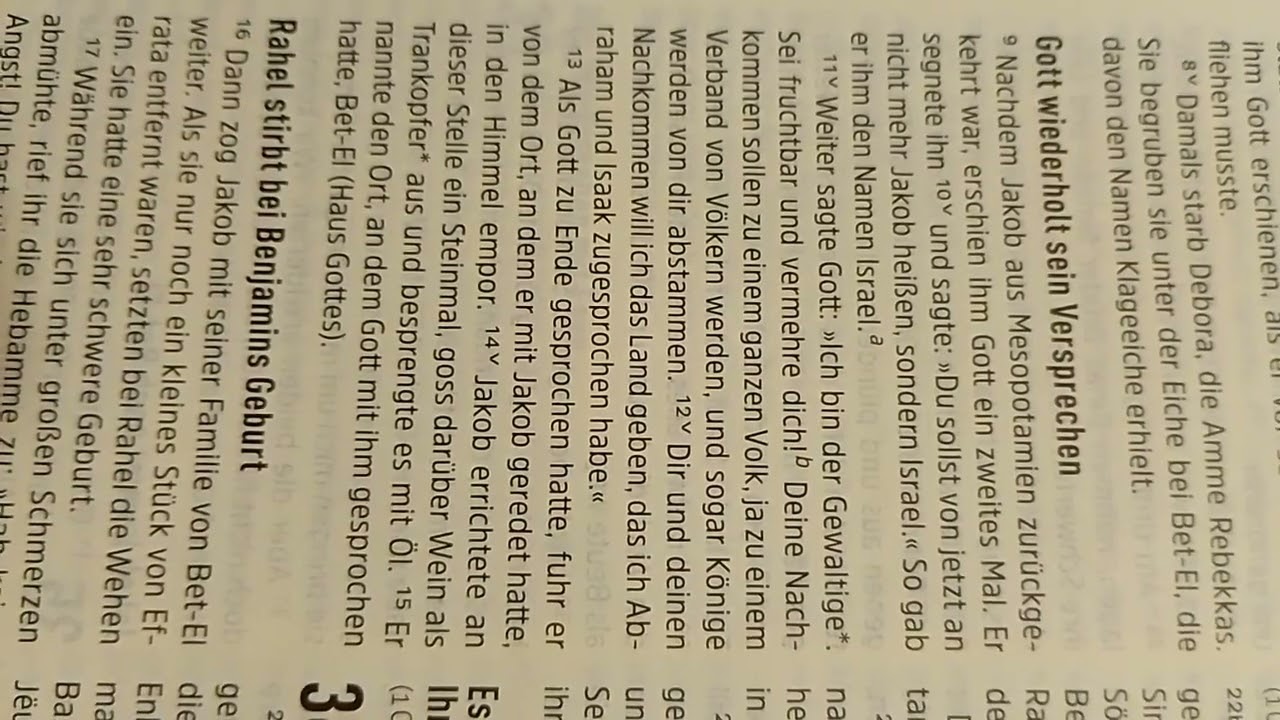 Tag 35 - Bibel Lesen