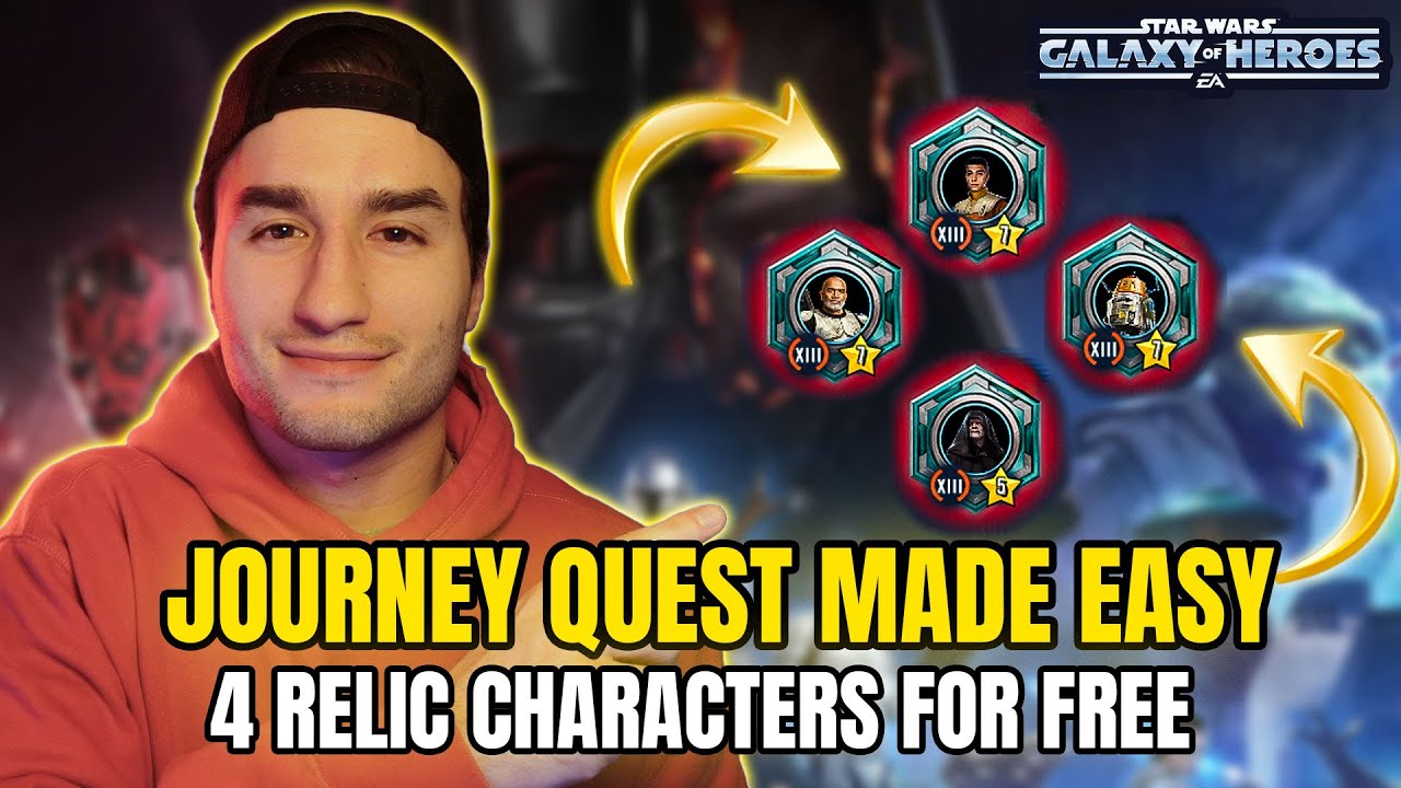 Dominate the Journey Quest and Get 4 Relic Characters for FREE!!