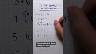 Liczby Ujemne W Minutę