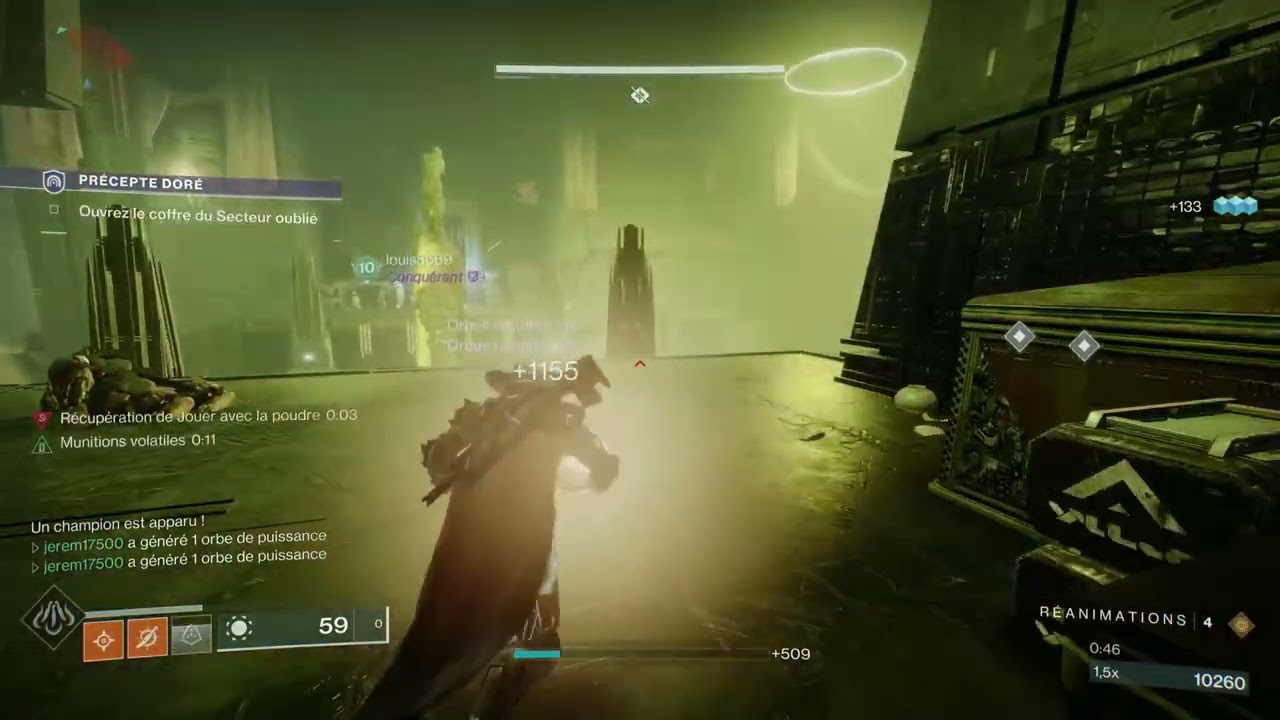 Destiny 2 - speedrun précepte doré duo legend 