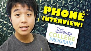 dcp phone interview (tips)  Disney College Program (fall 2023)