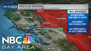 Bay Area forecast: Elevated fire danger, warmer temps start the week