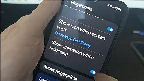 How to change fingerprint animation in samsung a36