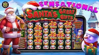 $50.000 BONUS TRIGGER WITH 6 SCATTERS ON SANTA'S GREAT GIFT! screenshot 3