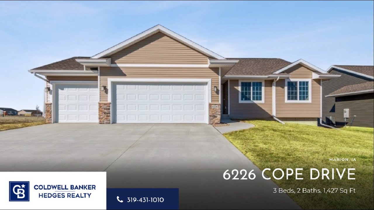 6226 COPE DRIVE, MARION, IA MLS2301534 Coldwell Banker Hedges