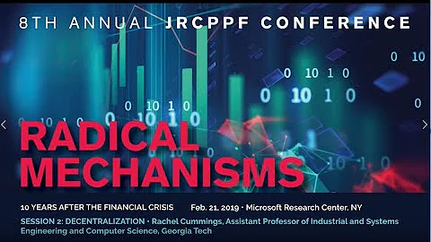 Radical Mechanisms: Market Design for Personal Dat...