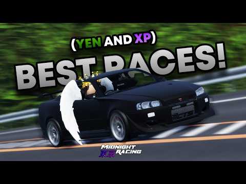 Best Races for Money and XP in Midnight Racing: Tokyo! (Roblox)
