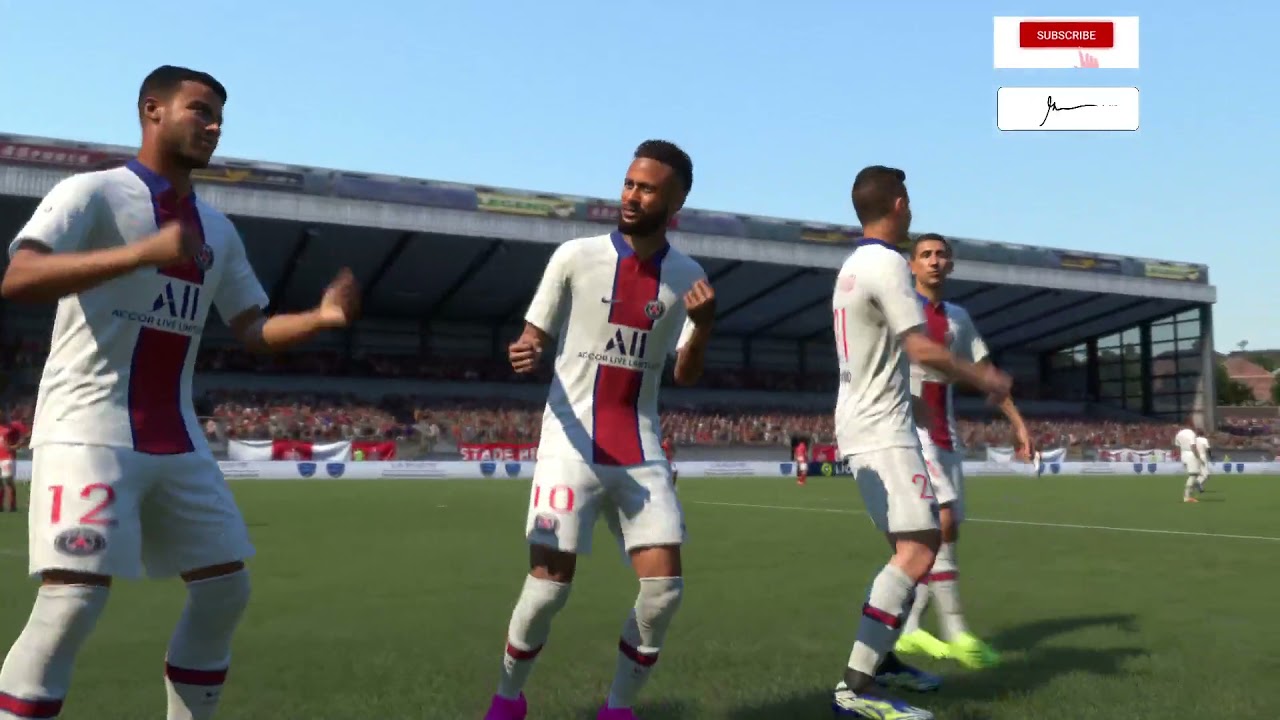 Neymar Jr. Goal Celebration vs Brest in FIFA 21