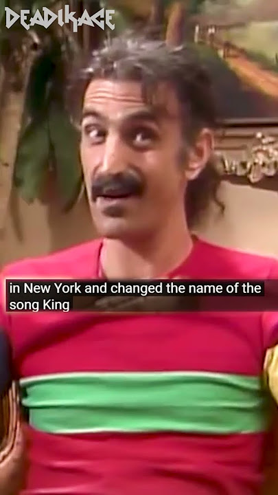 Frank Zappa Accusing Lennon of Stealing his Song!