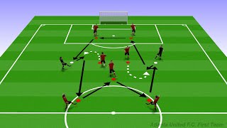 Tottenham Passing Combination Exercise - Warm-Up
