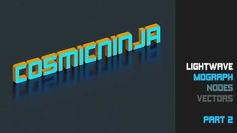 Lightwave Mograph and Nodes | Part02