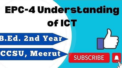 EPC-4 Understanding of ICT | B.ed. 2nd year file #bed #life #assignment #practical @Aimwithshivani