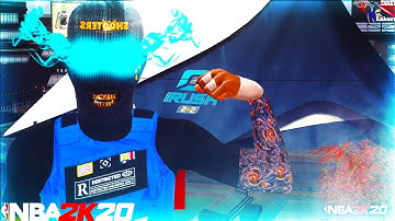 *IMPOSSIBLE* i somehow won the NEW Rush 2v2 event on NBA 2K20... broke ass game