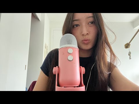 ASMR Close Whispers w/ Different Mic Settings🎤🍓