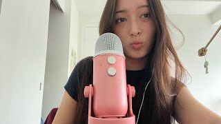 ASMR Close Whispers w/ Different Mic Settings🎤🍓