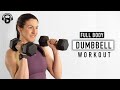 16 MINUTE | DUMBBELL | Full Body STRENGTH Workout (@coach_fitmomma)