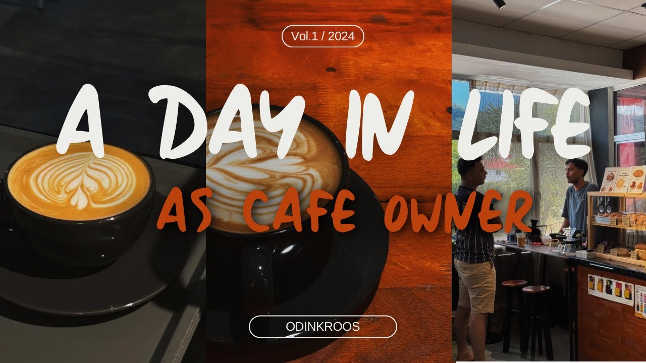 CAFE VLOG ☕️ Solo Barista working at cafe from open to close 🧟 ⚽️ A DAY ...