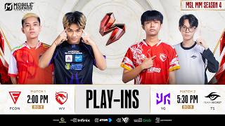 🔴 LIVE | MSL MM S4 | Play-Ins Day 2