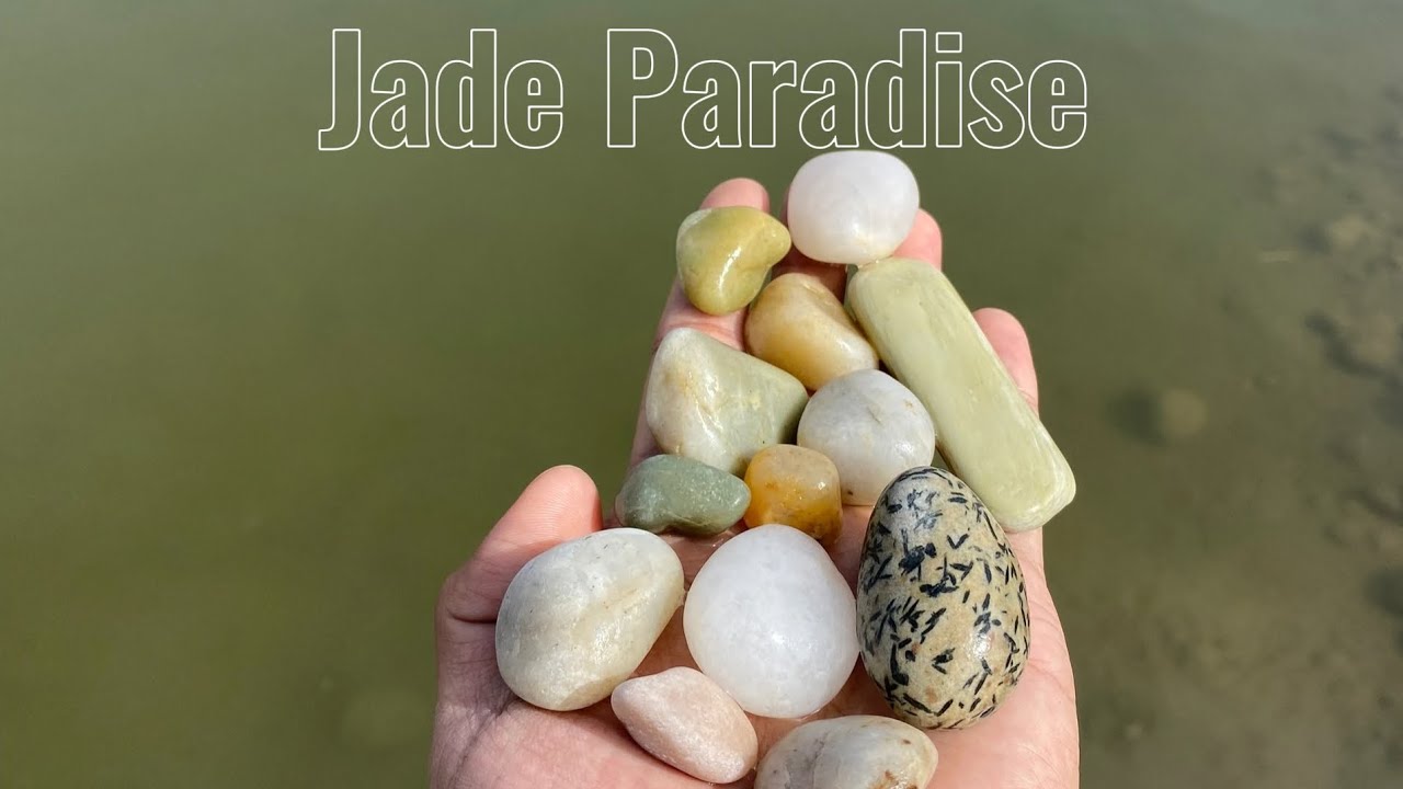 hunt for chunks of jade in rivers, cliffs and steep valleys #gemstone