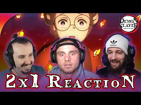 THIS GUY IS INSANE!! Demon Slayer 2x1 Reaction "Flame Hashira Kyojuro Rengoku"
