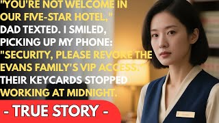 My Parents Refused Me at Their Hotel — Unaware I Owned The Entire Hotel Chain