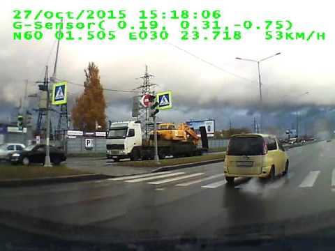 Видеорегистратор JJ Connect Videoregistrator 3000 GPS съемка днем