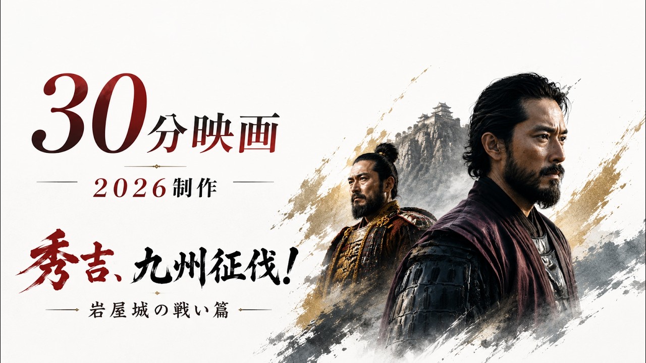 【30分映画】秀吉の九州征伐！岩屋城の戦い篇　九州平らげる　〜豊臣の落日シリーズ〜【NHK大河ドラマ 豊臣兄弟！放送記念】