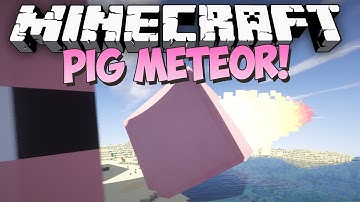 Minecraft | PIG METEOR MOD! | It Fell From The Sky Mod Showcase