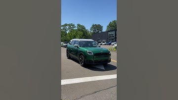 Thumbnail of The new MINI Countryman looks stunning in British Racing Green #mini #minicooper #suv #green #cars