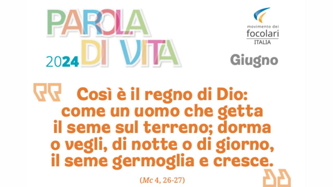 Parola di Vita Giugno 2024 - YouTube
