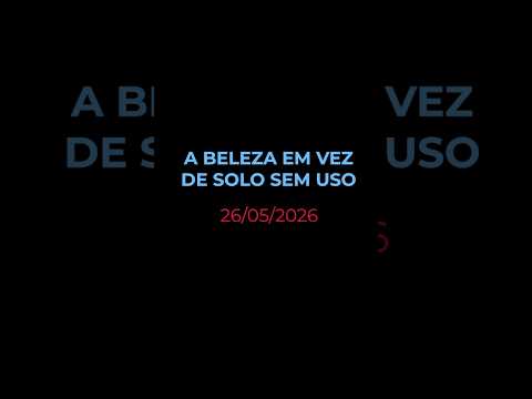 A BELEZA EM VEZ DE SOLO SEM USO - Oração diária (Devocional 26/05/2026)