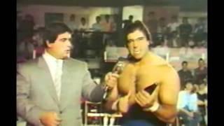 Rick Martel  - Smashes a bottle over his head during a promo