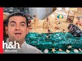 Buddy hace gran pastel de cuerpos bronceados al sol | Cake Boss | Discovery H&H